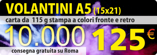 offerte stampa volantini a5