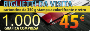offerta biglietti da visita offerte realizzazione volantini e biglietti da visita