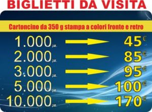 biglietti da visita